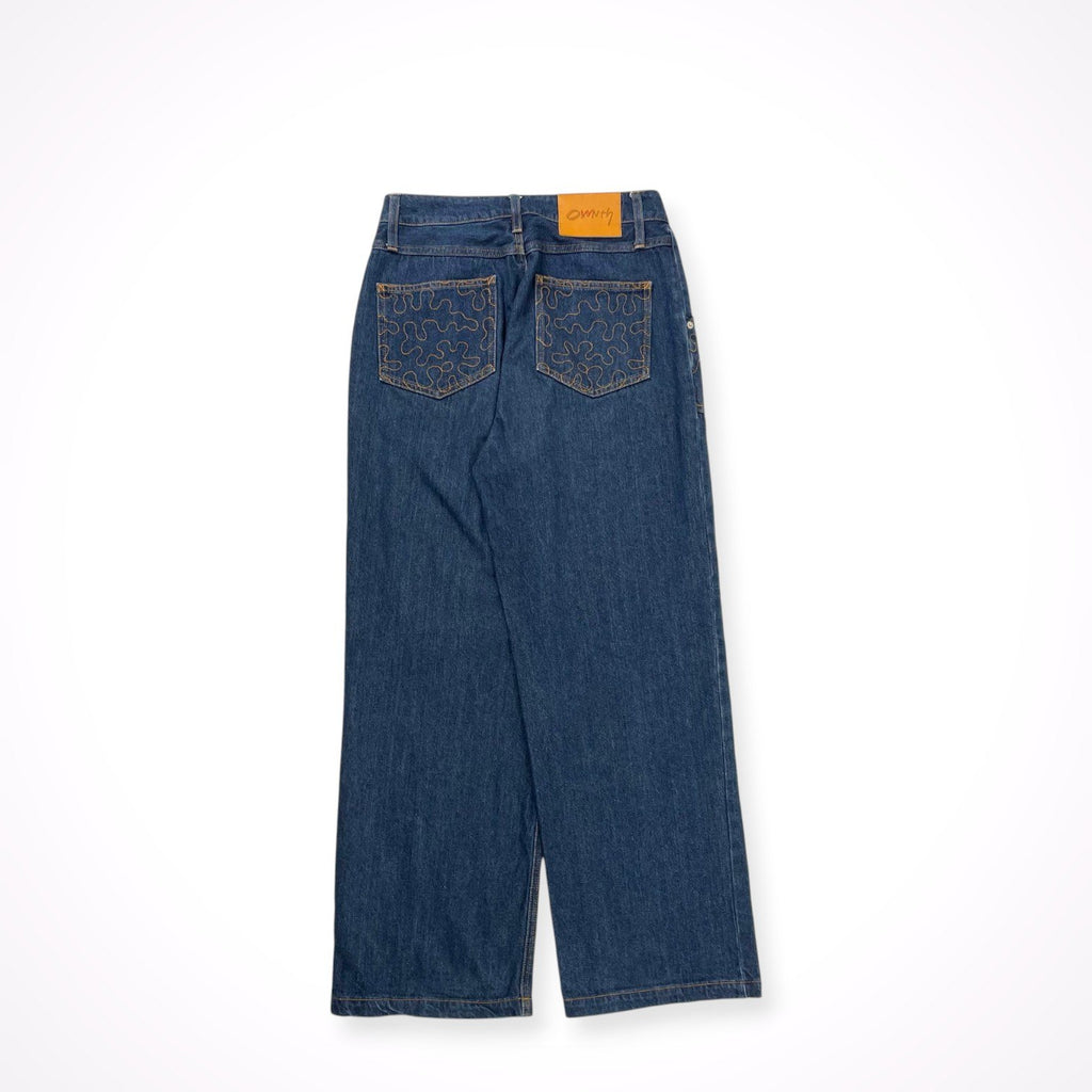 OWNth antiqua / 配色ステッチ デニムパンツ 参考定価：12,000+tax SIZE:S