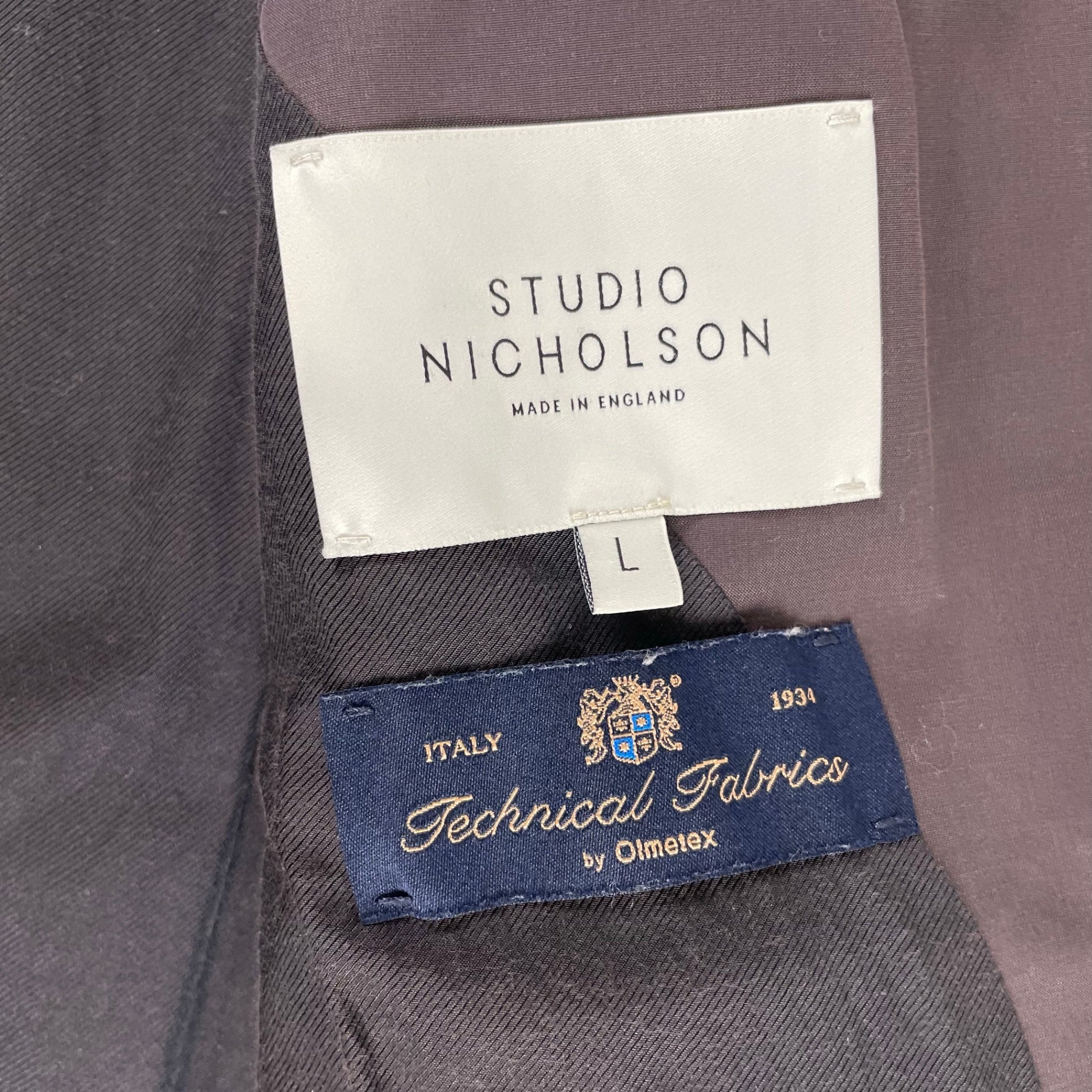 STUDIO NICHOLSON スタジオニコルソン / TECHNICAL CAR COAT NYMIL 参考定価：120,000+tax SIZE:L