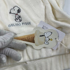 PEANUTS × GELATO PIQUE / 耳付きスヌーピーパイルパーカー タグ付 SIZE：M