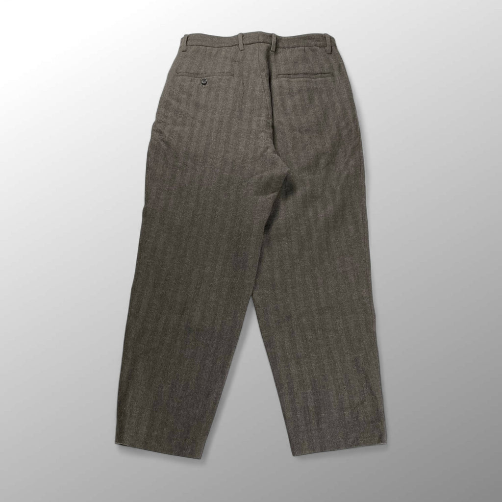 URU ウル / ウールリネンスラックス ハイドストライプ 16FUP09 参考定価：28,000+tax