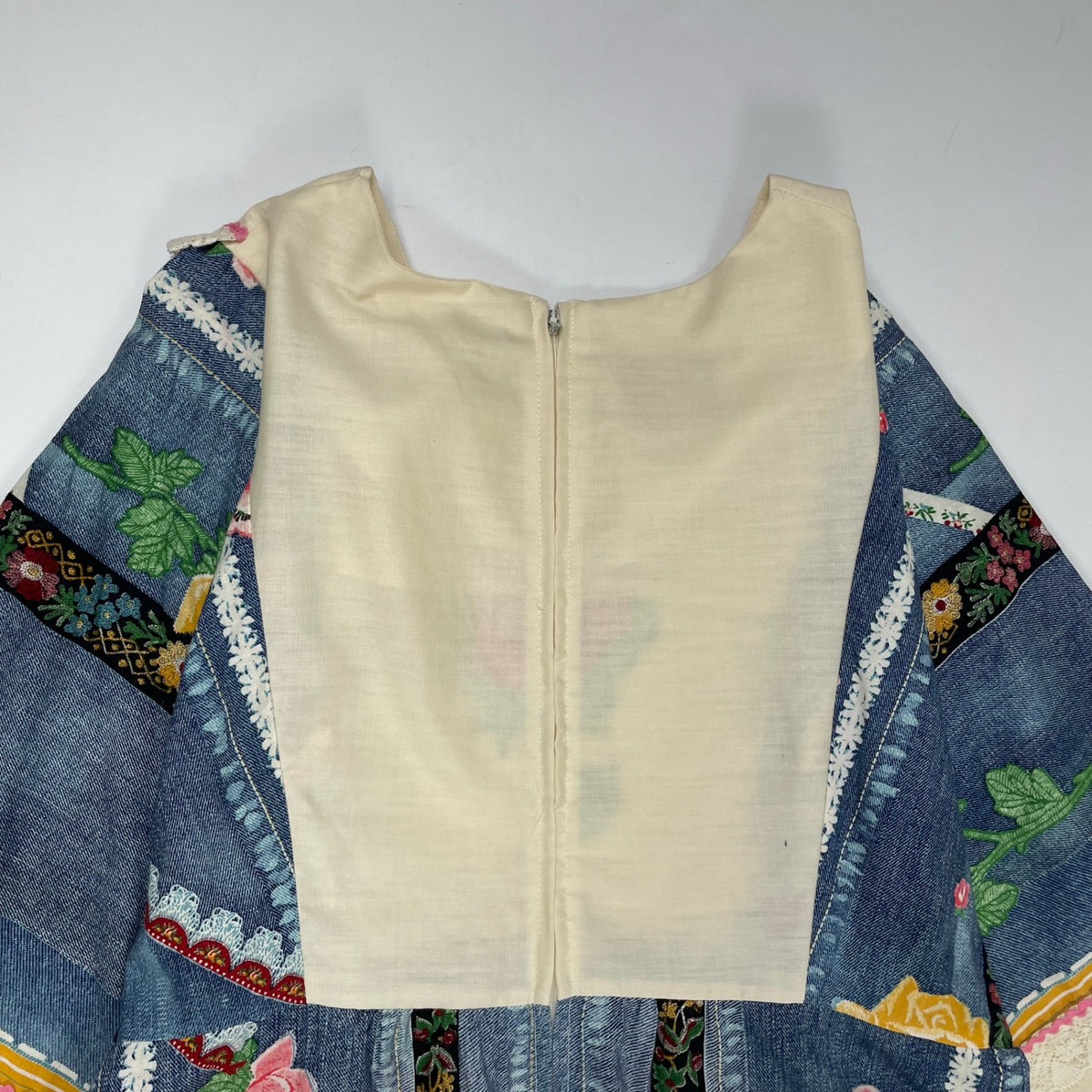 VINTAGE / 70s デニム転写ヴィンテージワンピース SIZE:S