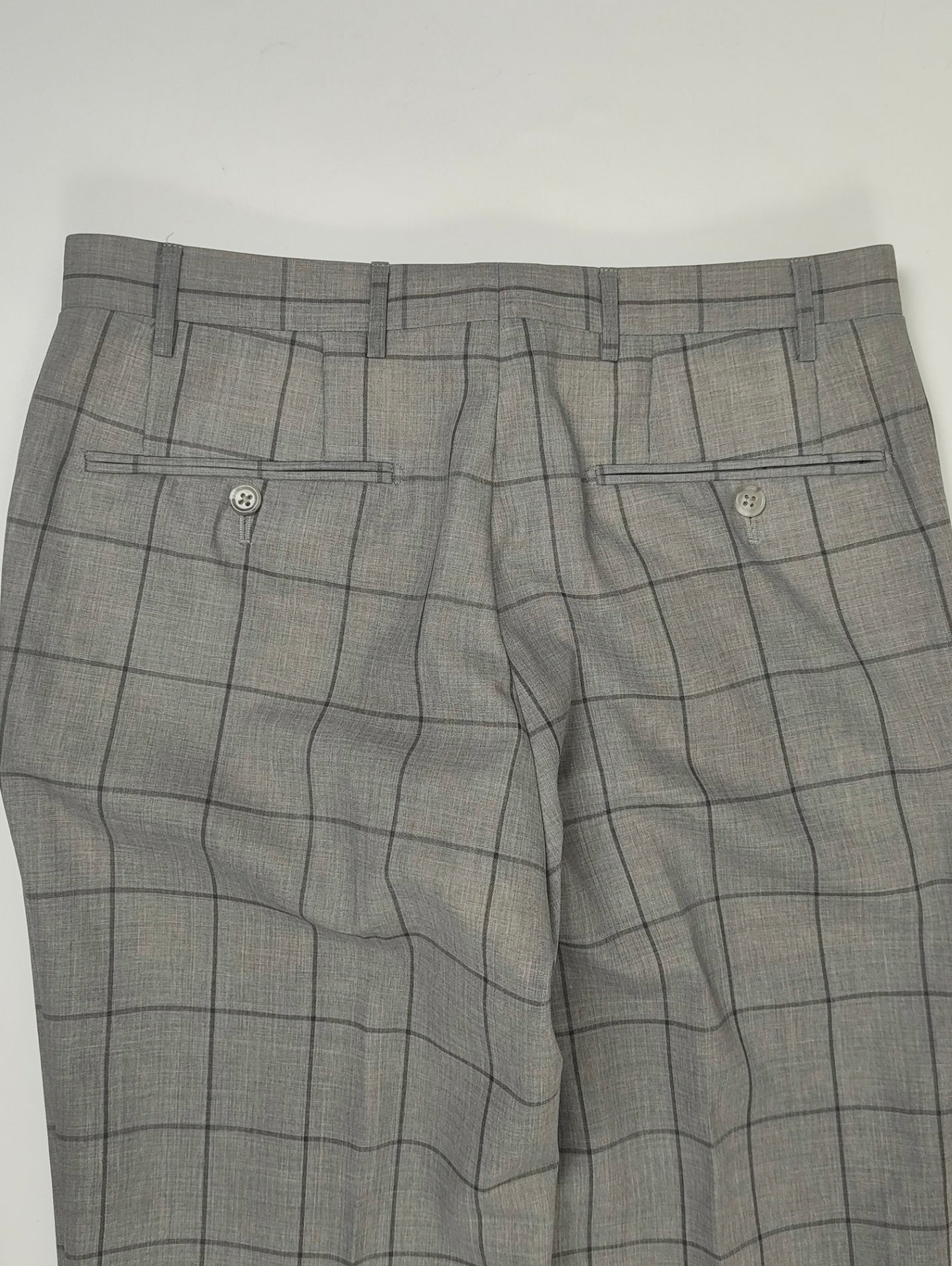 CC COLLECTION CORNELIANI / バージンウール チェック柄スーツ 参考定価：160,000程度 SIZE:46