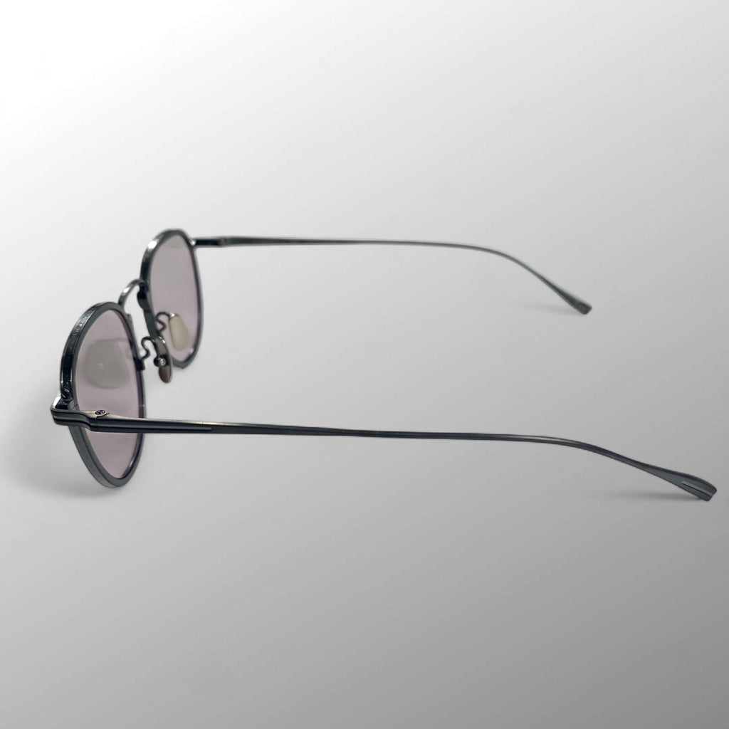 金子眼鏡 / ボストン メタル サングラス 度なしレンズ 参考定価：58,000+tax SIZE：49□21-145