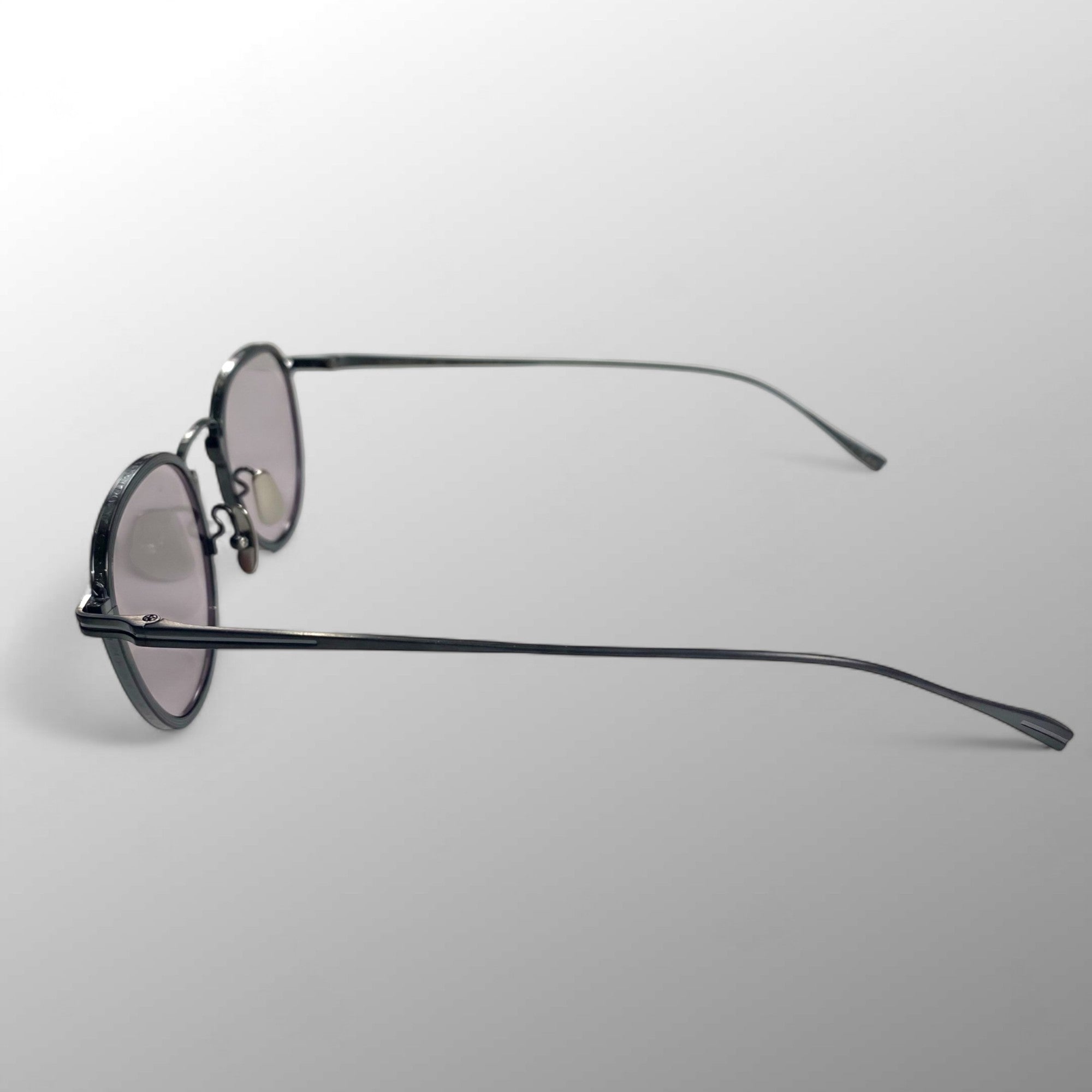 金子眼鏡 / ボストン メタル サングラス 度なしレンズ 参考定価：58,000+tax SIZE：49□21-145