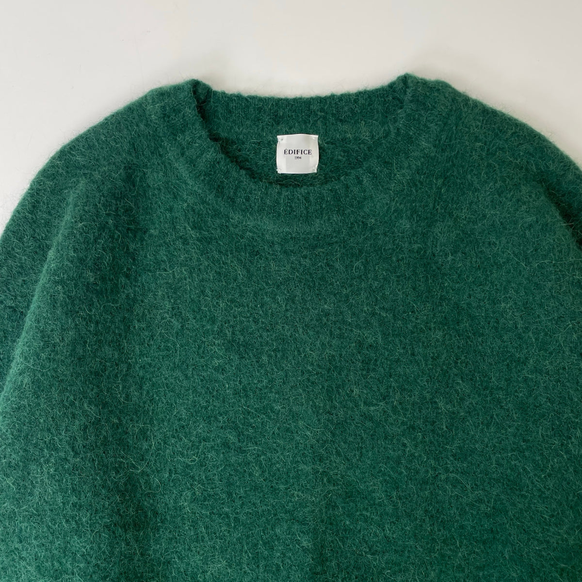EDIFICE / スリアルパカミックス クルーネックニット 参考定価：15,000+tax SIZE:M