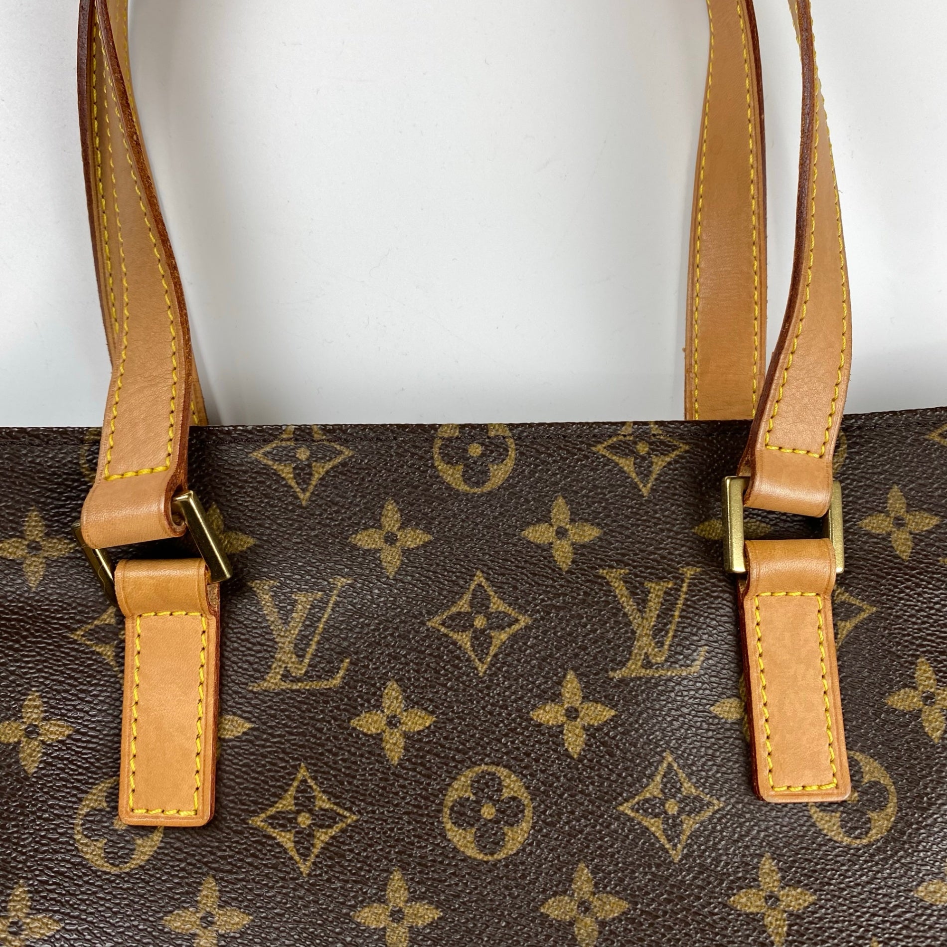 【鑑定済 美品】 LOUIS VUITTON ルイヴィトン / カバピアノ M51148 トートバッグ モノグラムキャンバス ブラウン 茶