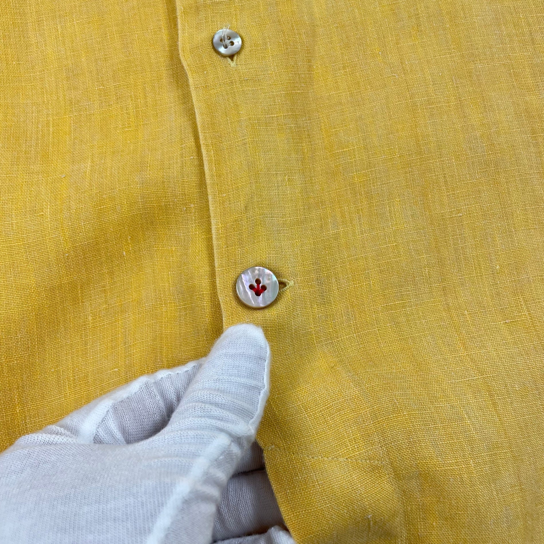 MAZZARELLI / リネンハンドフィニッシュシャツ 参考定価：40,000程度 SIZE：40