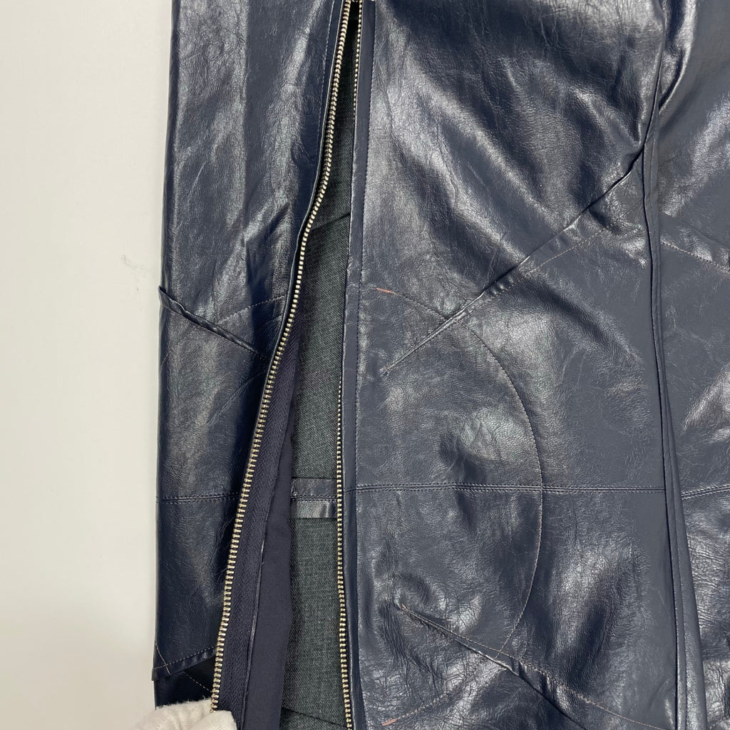 YOHEI OHNO ヨウヘイ オオノ / Faux Leather Biker Trousers 参考定価：58,000+tax SIZE:38