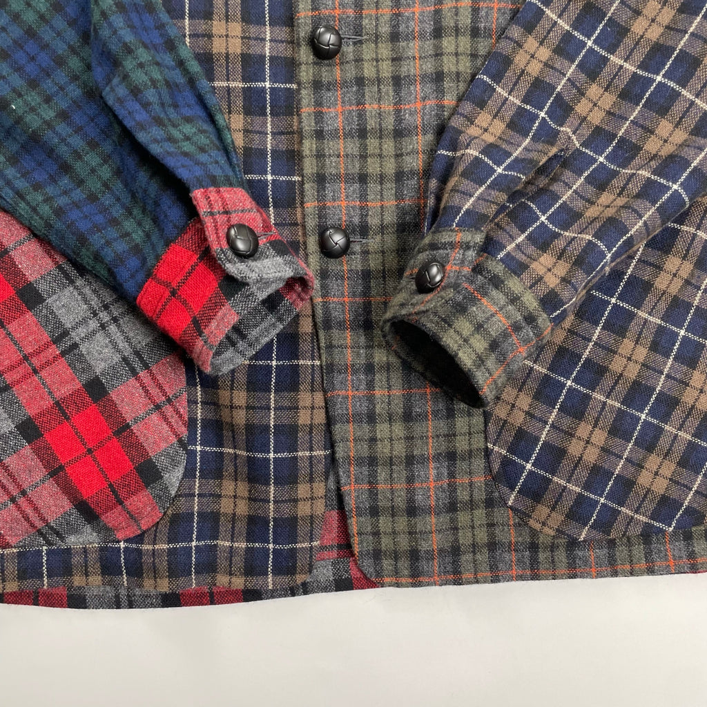 BEAMS PLUS × Jizi / コラボ Shirt Jacket クレイジーパターン ジャケット 25周年モデル 限定11着 参考定価：65,000程度 SIZE:L