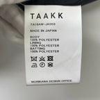 TAAKK / LONG THREAD CAMOUFLAGE BLOUSON 参考定価：58,000+tax SIZE：3