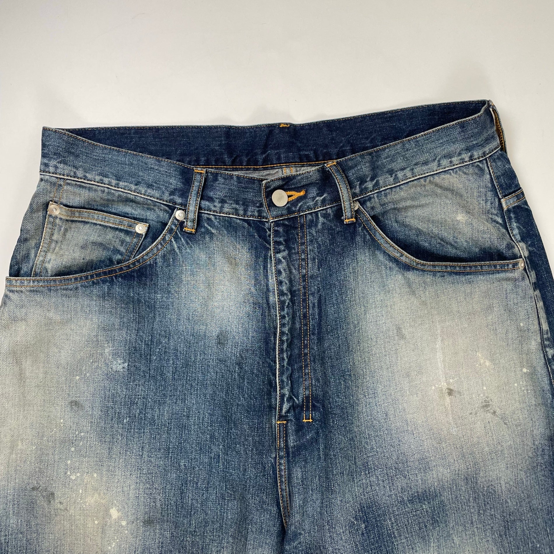 ANCELLM / DAMAGE WIDE 5P DENIM PANTS  参考定価：38,000+tax SIZE:3