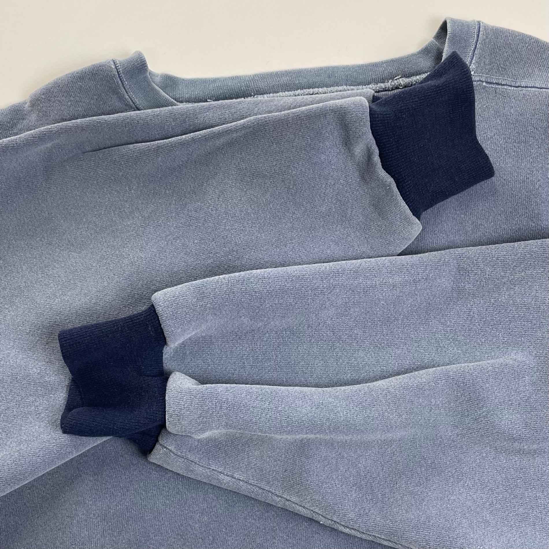 VINTAGE ヴィンテージ / 90s 刺繍スウェット ピグメントダイ アート古着 SIZE：L