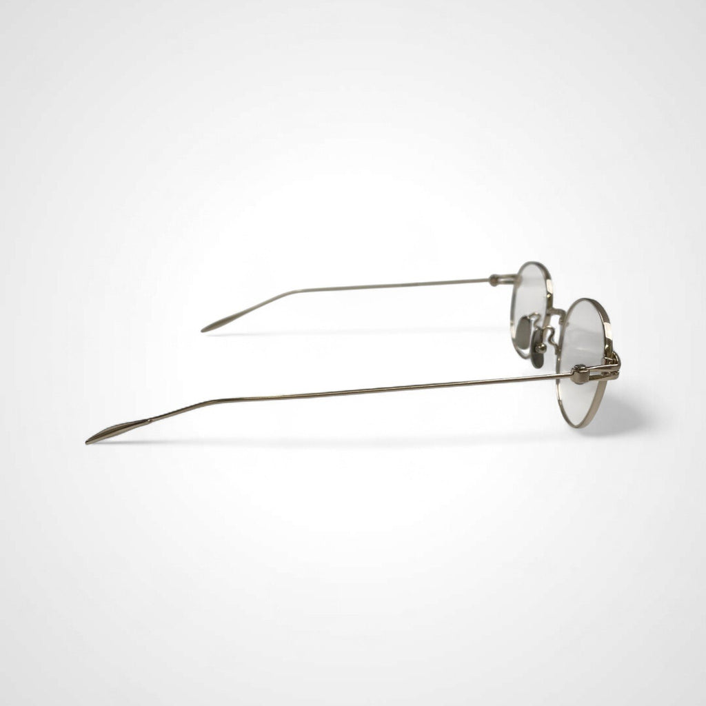 金子眼鏡 「メタルシリーズ」 / オーバルメタル 度なしクリアレンズ 参考定価：46,000+tax SIZE:47□121-139