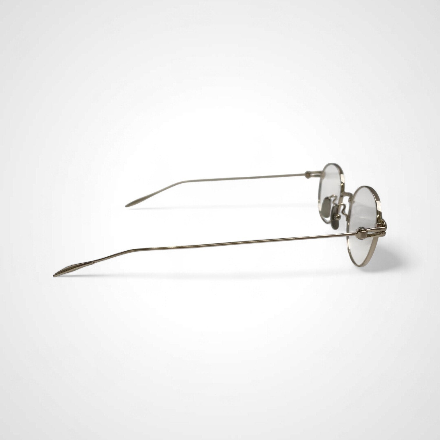 金子眼鏡 「メタルシリーズ」 / オーバルメタル 度なしクリアレンズ 参考定価：46,000+tax SIZE:47□121-139