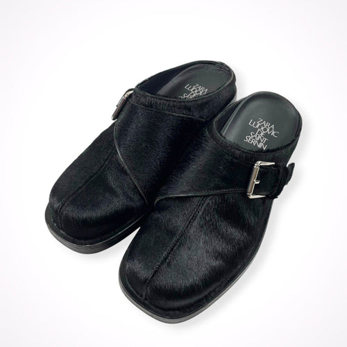 ZARA × LUDOVIC DE SAINT SERNIN / コラボ ハラコモンクサンダル SIZE:25.5cm