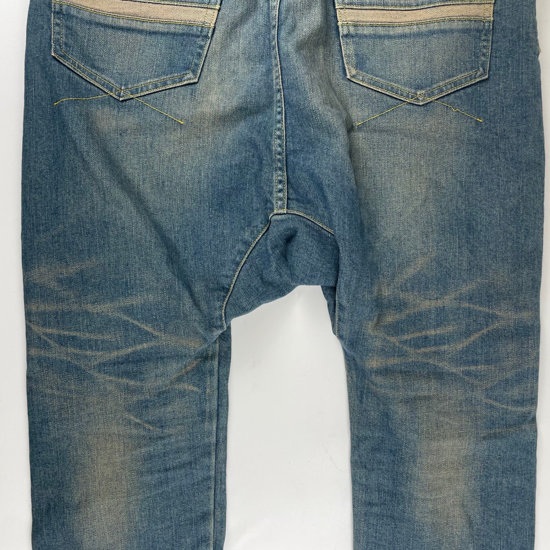 ISAMU KATAYAMA BACKLASH x ROYAL FLASH イサムカタヤマ バックラッシュ ロイヤルフラッシュ / SARROUEL SKINNY DENIM サルエルスキニーデニム 参考定価：38,000+tax SIZE:M