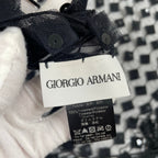 GIORGIO ARMANI / メッシュ×フリンジ サンカクストール 参考定価：60,000程度