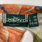 CHERVO / フローラルプリント ジップアップジャケット 参考定価：60,000程度 SIZE:40