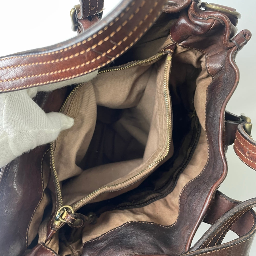 CAMPOMAGGI / teodorano 2WAYレザートートバッグ 参考定価：80,000程度