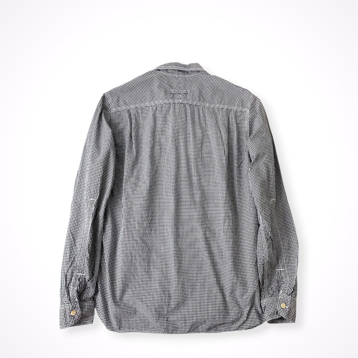 COMME des GARCONS HOMME / 15SS ギンガムワークシャツ 空環仕上げ SIZE:S