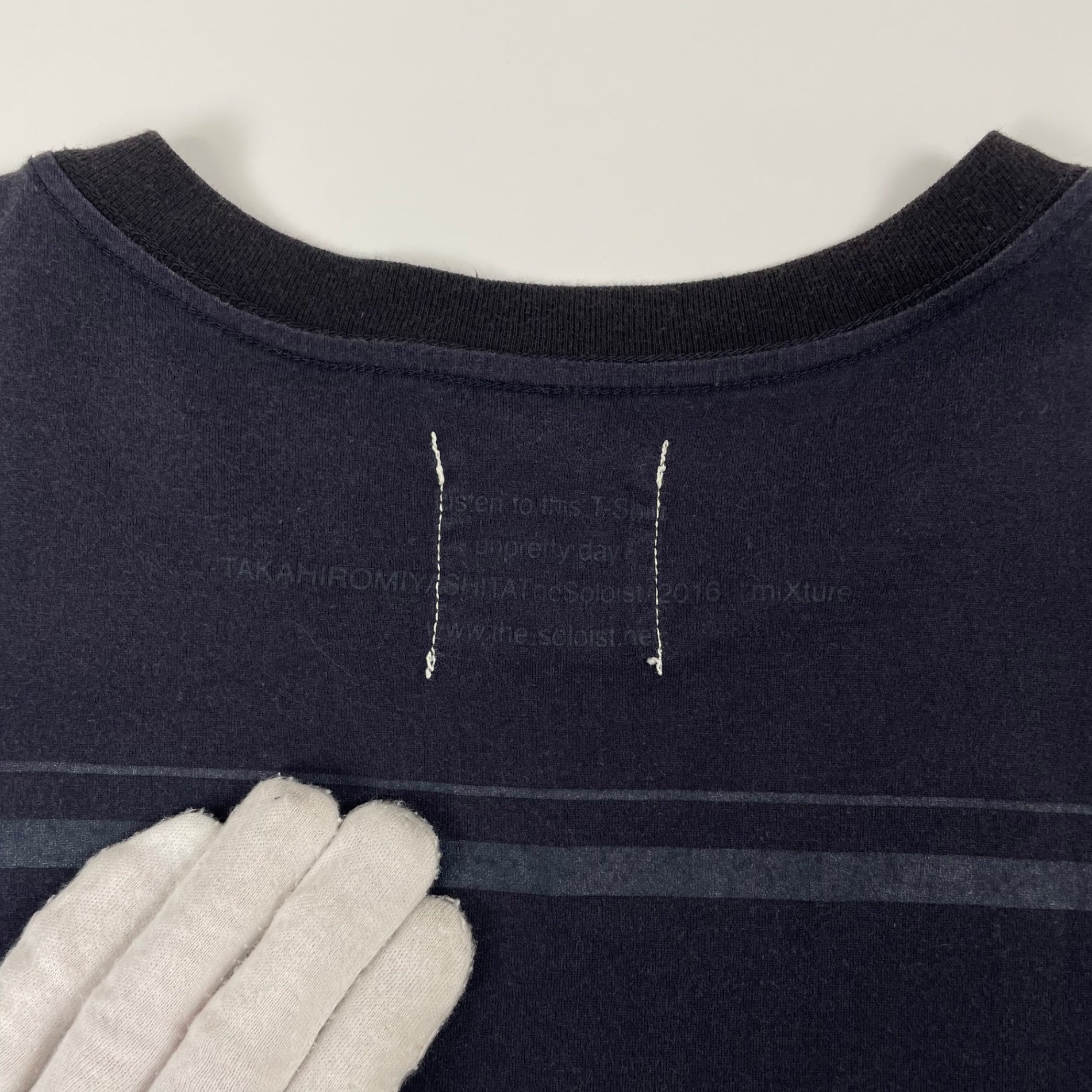 TAKAHIRO MIYASHITA The SOLOIST タカヒロミヤシタ ザ ソロイスト / プリントTシャツ mixture 2016 SIZE:46