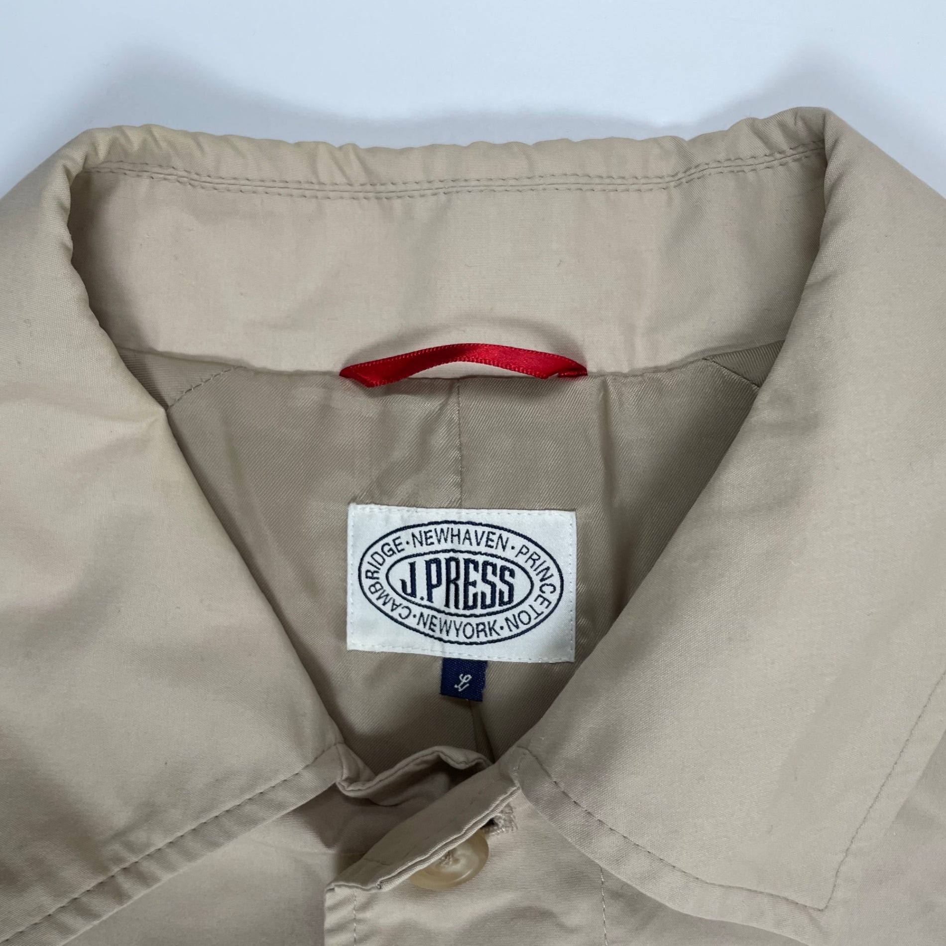 J.PRESS ジェイプレス / 90s ヴィンテージステンカラーコート ベージュ SIZE:L