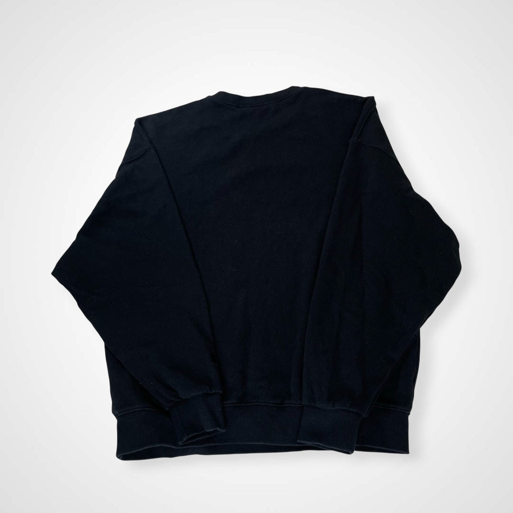 STAR&STRIPE スターアンドストライプ / クルーネックスウェット ブラック 参考定価：9,800+tax SIZE：M