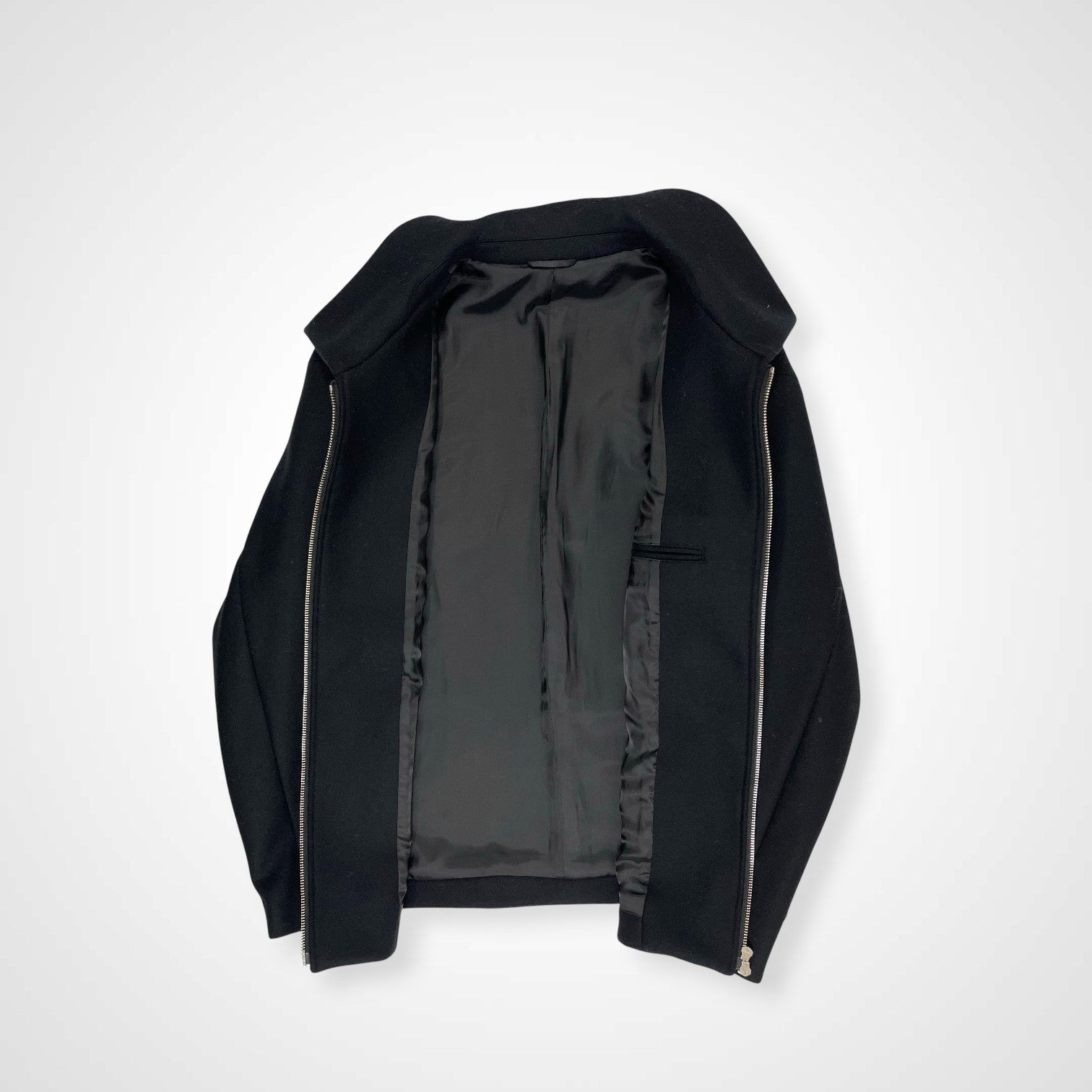 PUBLIC TOKYO パブリックトウキョウ / スーパー140'sメルトンジップブルゾン 参考定価：29,000+tax SIZE:L程度