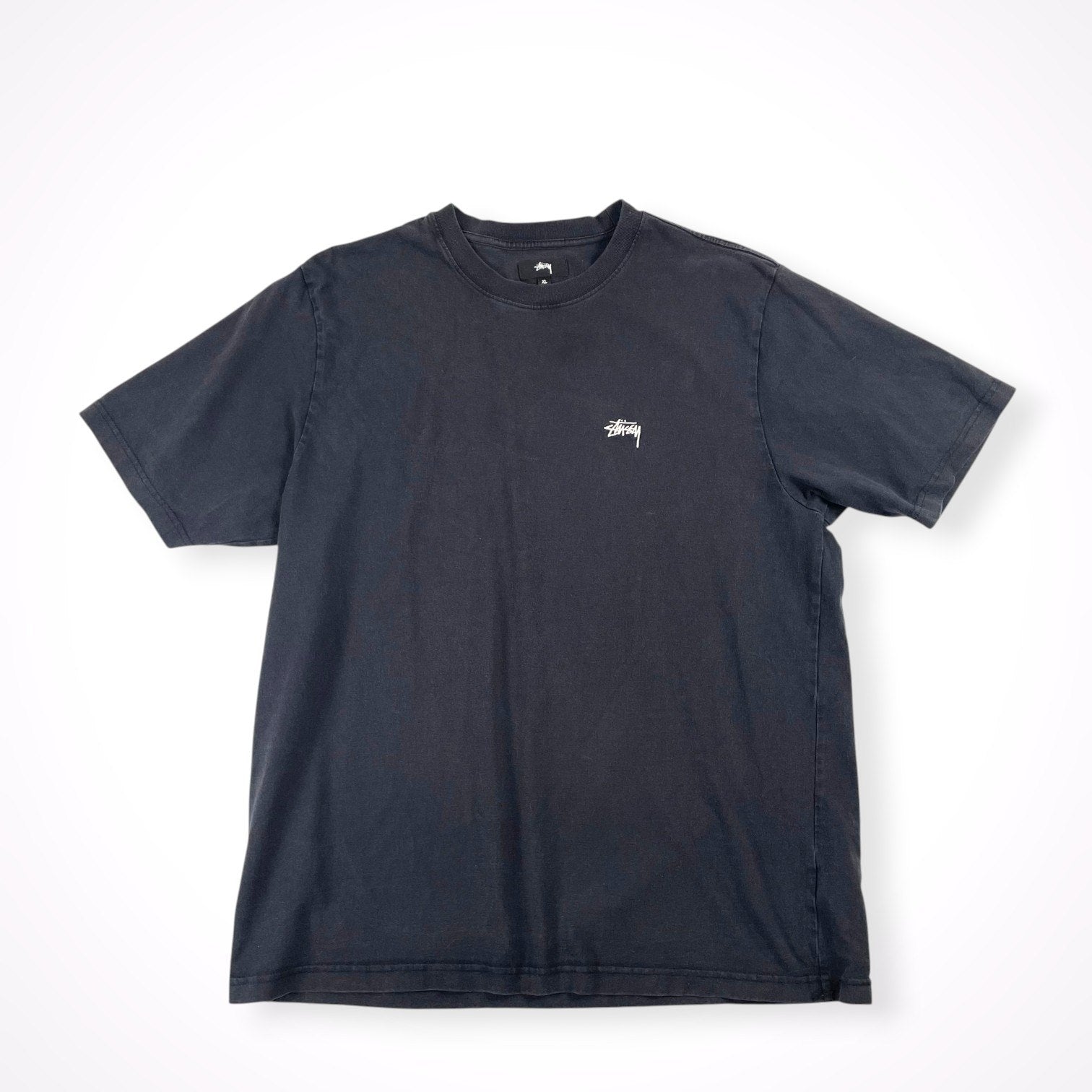 stussy / 刺繍ロゴTEE ブラック SIZE:XL