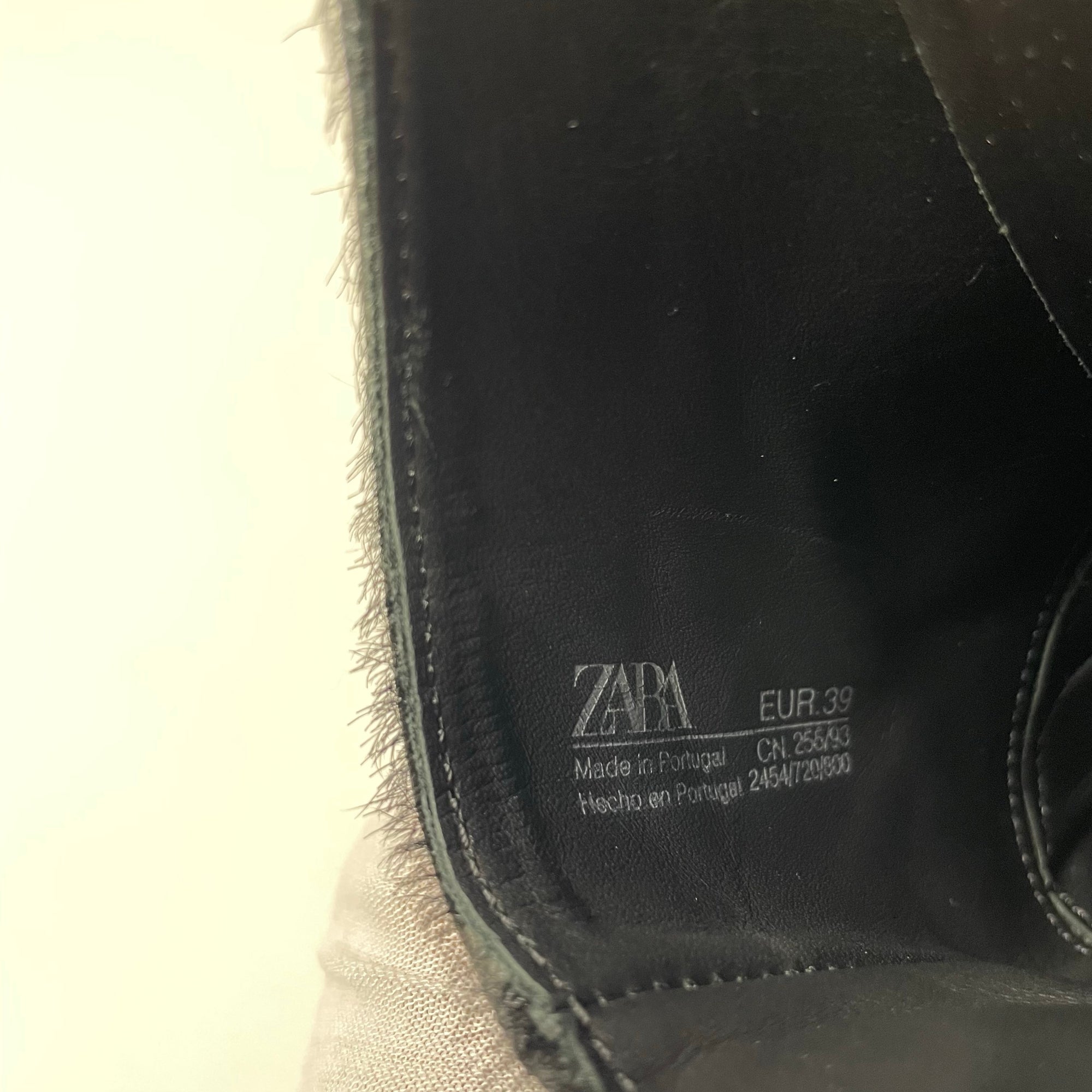 ZARA × LUDOVIC DE SAINT SERNIN / コラボ ハラコモンクサンダル SIZE:25.5cm