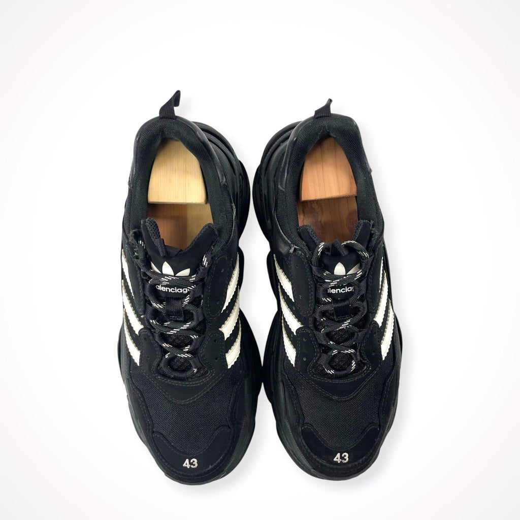 adidas × BALENCIAGA / コラボ TRIPLE S TRAINERS ブラック SIZE:28.5cm