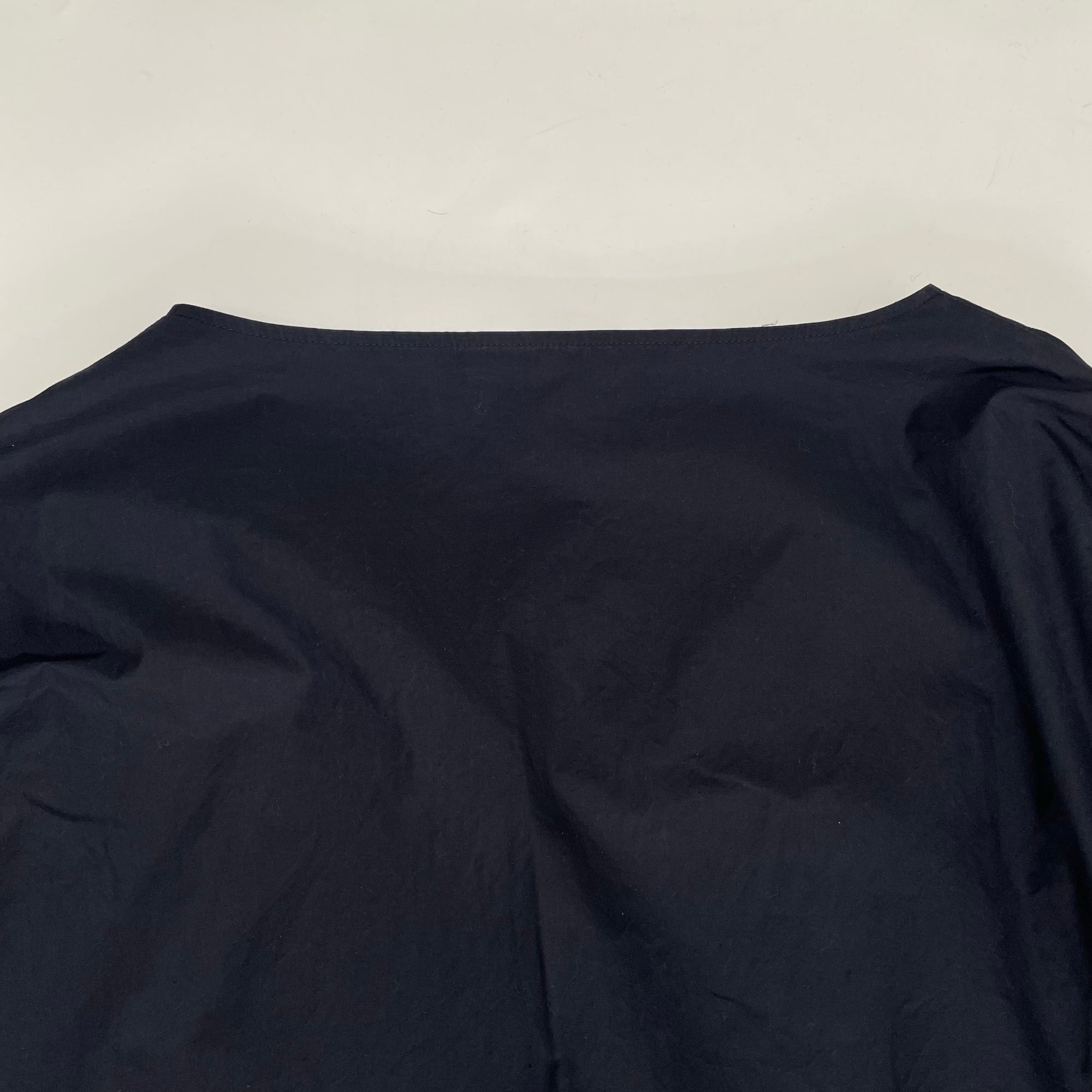 ATON / キーネックコットンワンピース 参考定価：35,000程度 SIZE:2
