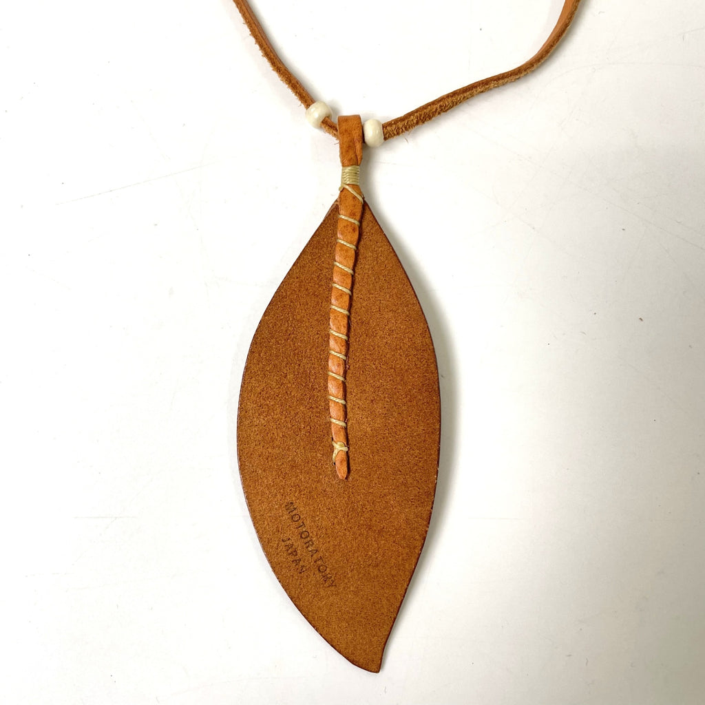 MOTORATORY × BEAMS PLUS / コラボ リーフレザーネックレス 参考定価：10,000+tax