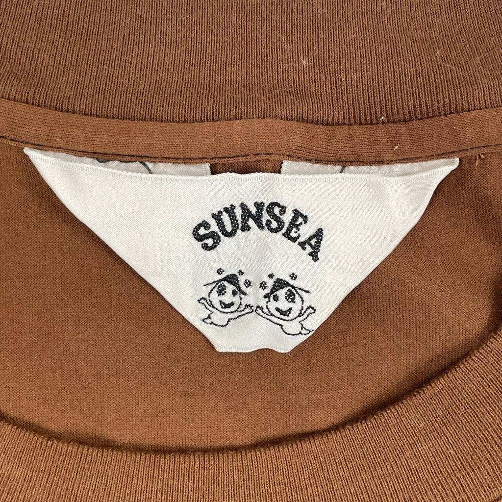 SUNSEA / ダメージ加工 サイドポケットTシャツ 参考定価：22,000程度 SIZE:2