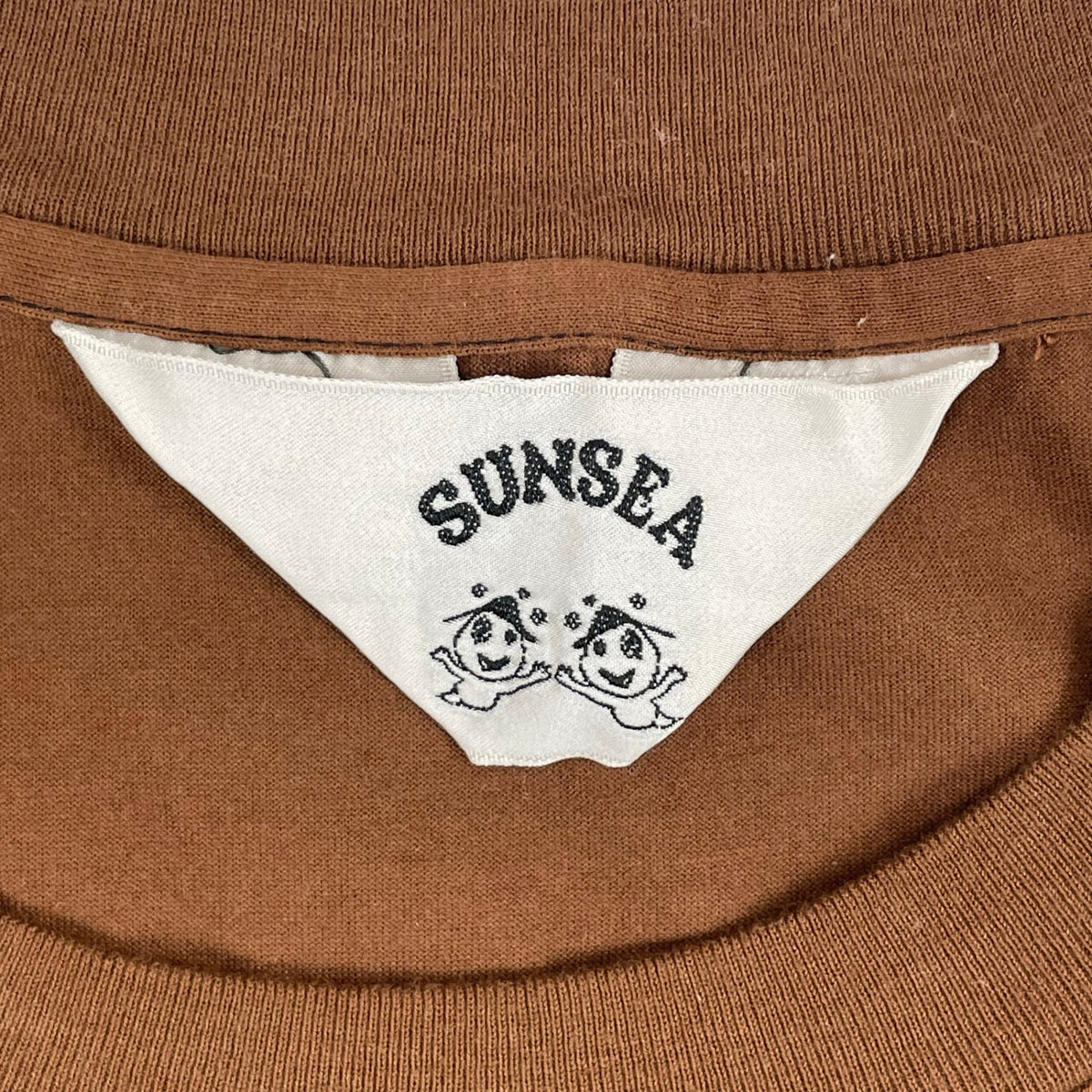 SUNSEA / ダメージ加工 サイドポケットTシャツ 参考定価：22,000程度 SIZE:2