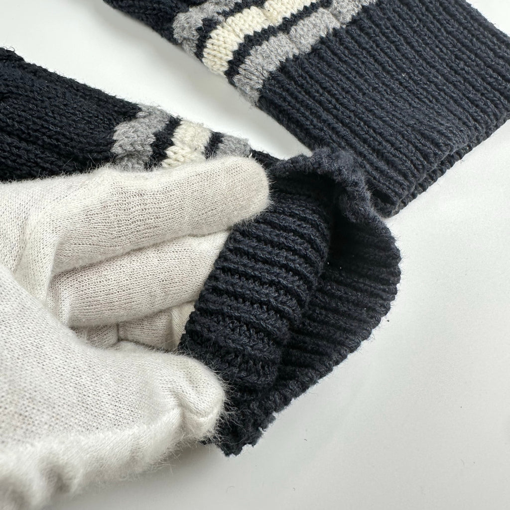 TOMORROWLAND tricot トゥモローランド トリコット / コットンナイロンケーブル クルーネックニット 参考定価：18,000+tax SIZE:M