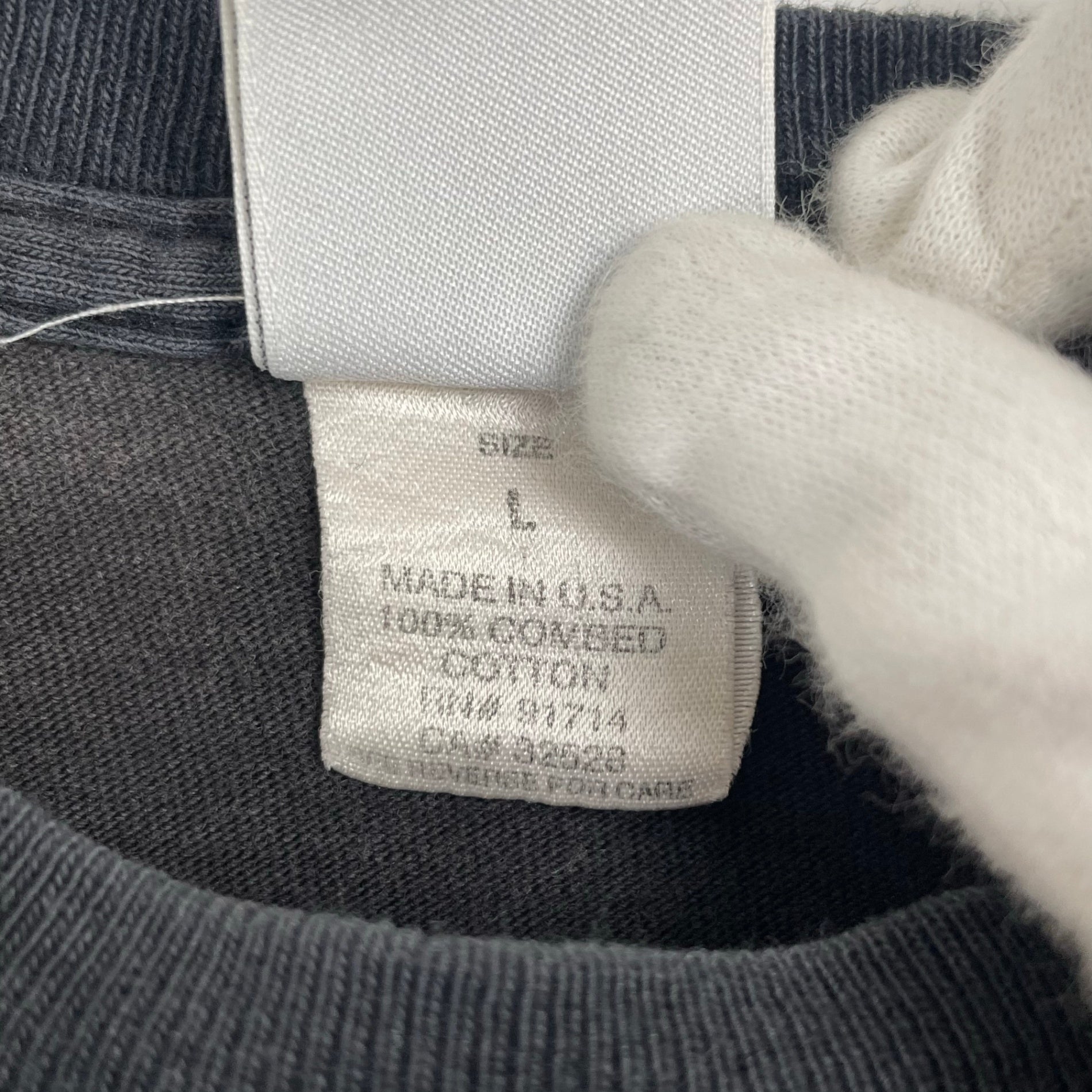 ARMANI EXCHANGE アルマーニ エクスチェンジ / USA製ヴィンテージロゴTシャツ フェード SIZE:L