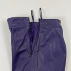 Gianni Versace / レザーハーフパンツ 参考定価：200,000程度 SIZE:W68