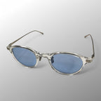 金子眼鏡 ジャパンシリーズ / クリアボストン サングラス 度なしライトブルーレンズ 参考定価：46,000+tax SIZE:47□23-145