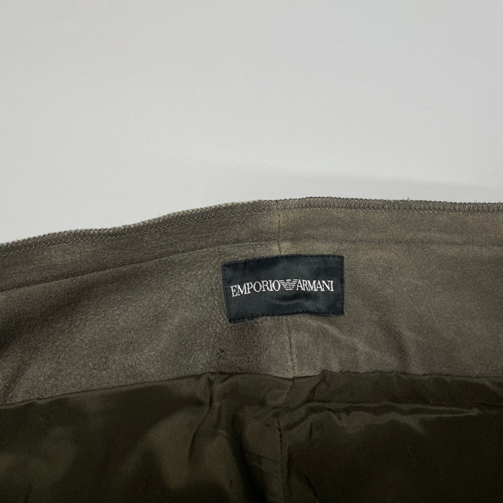 EMPORIO ARMANI エンポリオ アルマーニ / アーカイブ ラムスウェードレザーパンツ SIZE:48