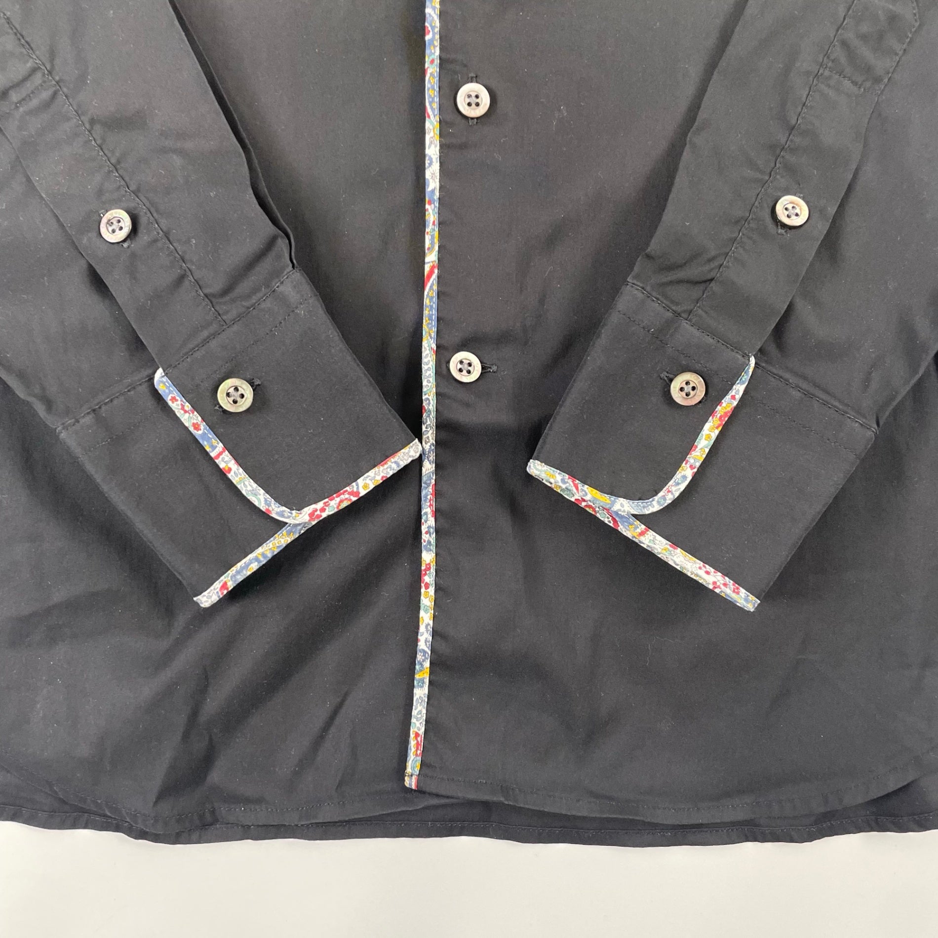 PAUL＆JOE / 丸襟パイピングシャツ 参考定価：32,000程度 SIZE:S