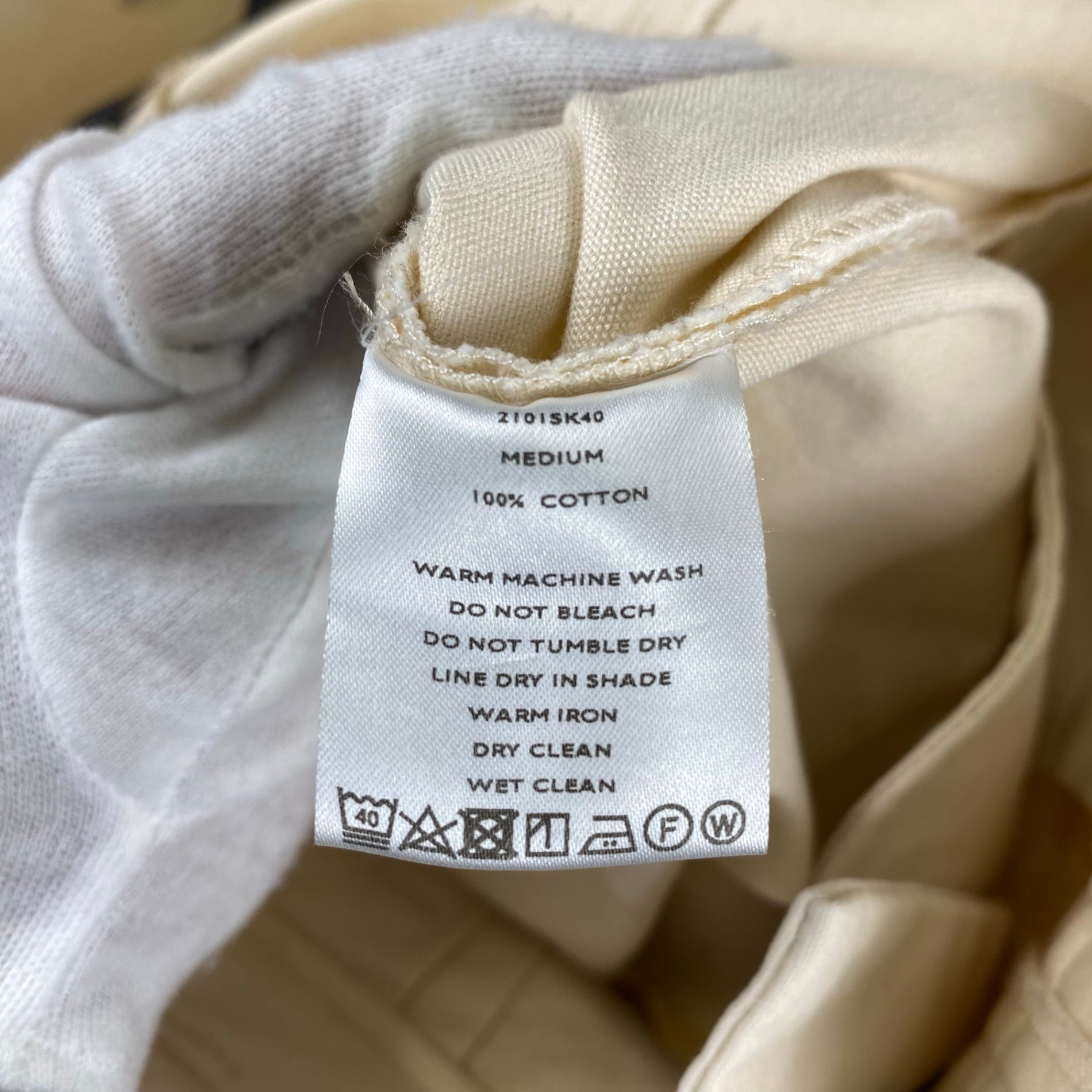 SHINYA KOZUKA シンヤコズカ / BAGGY PANTS バギーパンツ オフホワイト 21015K40 SIZE:M