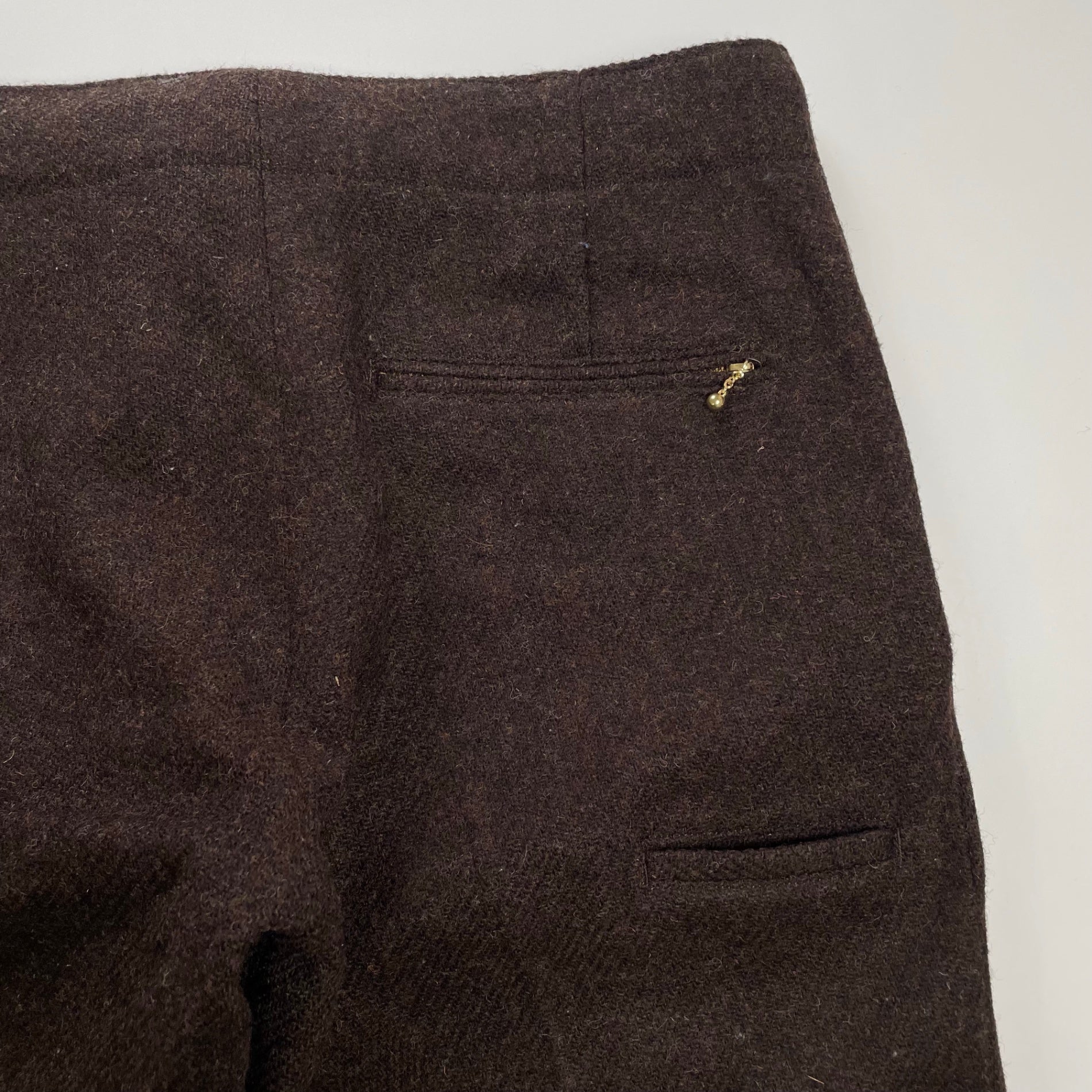 MOUNTAIN RESEARCH マウンテンリサーチ / 11AW 「Skier」パンツ ツイードクロップド ブラウン SIZE:M