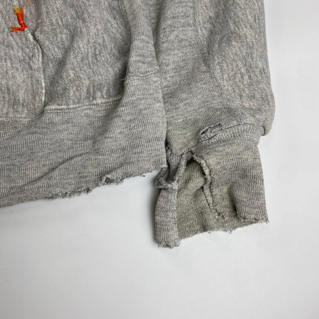 VINTAGE ヴィンテージ / 襤褸 ボロ ダメージ パーカー  BABSON大学 SIZE：XL程度