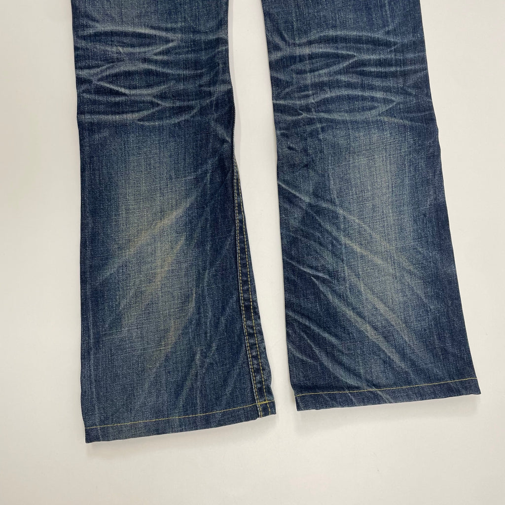 LOLITA JEANS ロリータジーンズ / Y2Kスタッズフレアデニムパンツ SIZE:24
