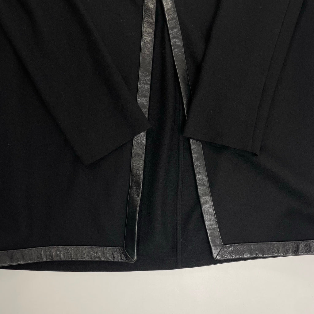 HELMUT LANG ヘルムートラング / レザーパイピング デザインライトコート 参考定価：63,000程度 SIZE:S