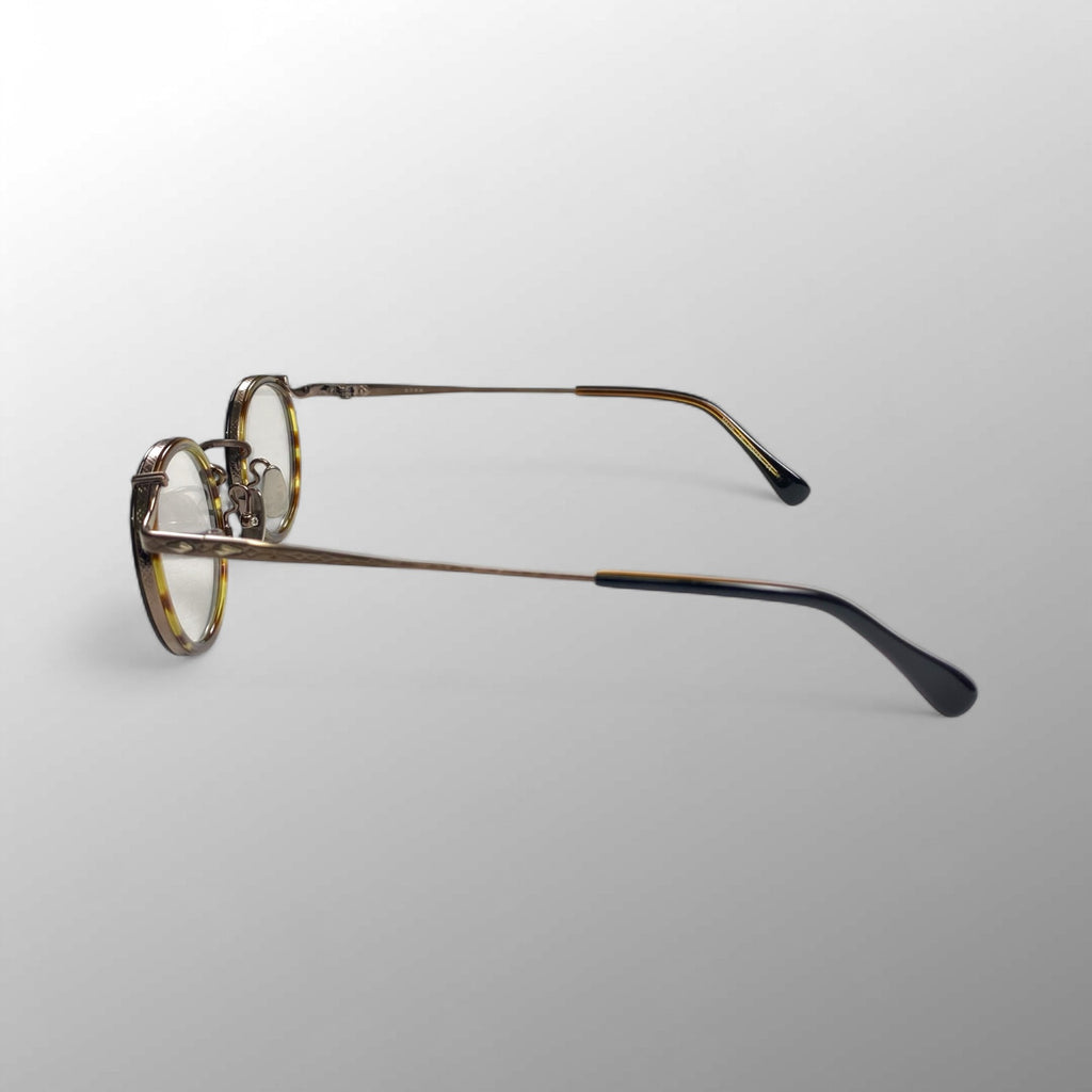 金子眼鏡 プレミアムライン / インナーリム ラウンド  度なしクリアレンズ 参考定価：78,000+tax