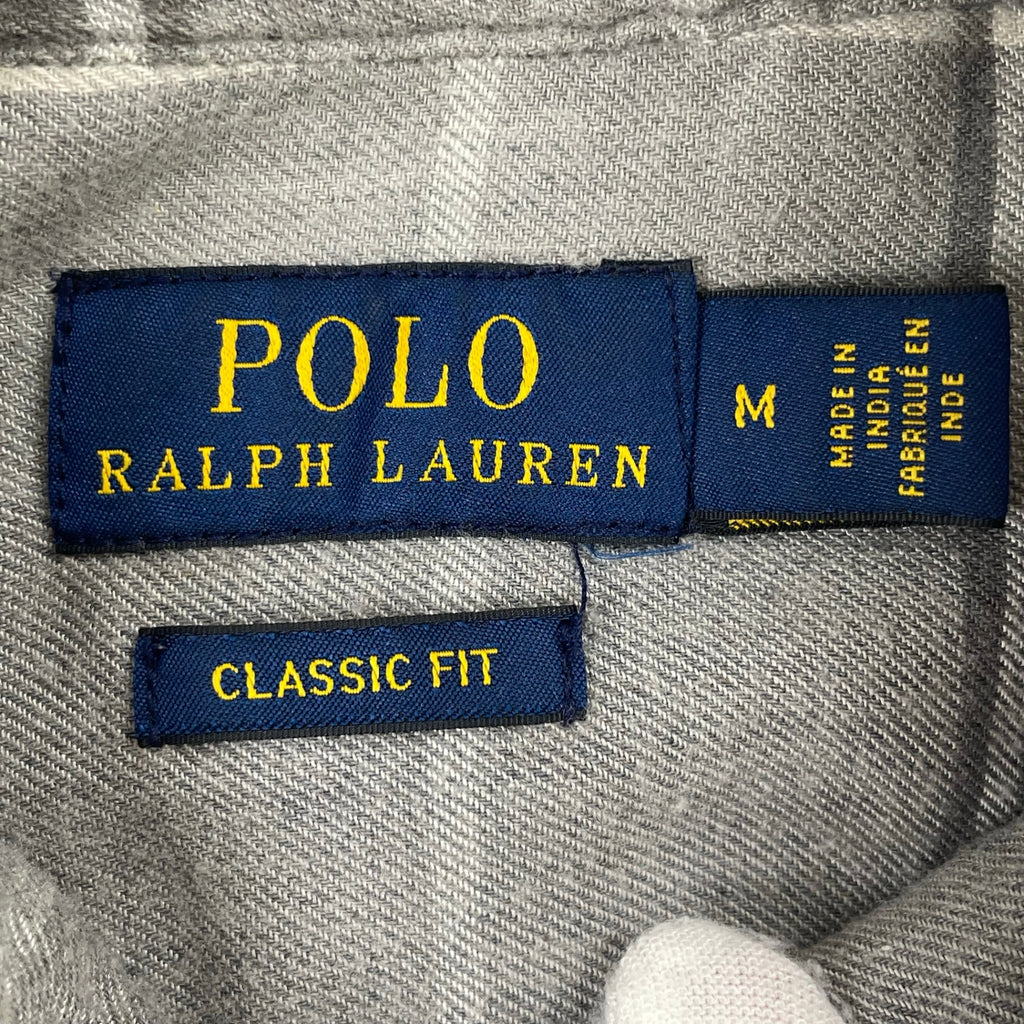 POLO RALPH LAUREN / インド製コットン ダブルガーゼシャツ 参考定価：24,000程度 SIZE:M