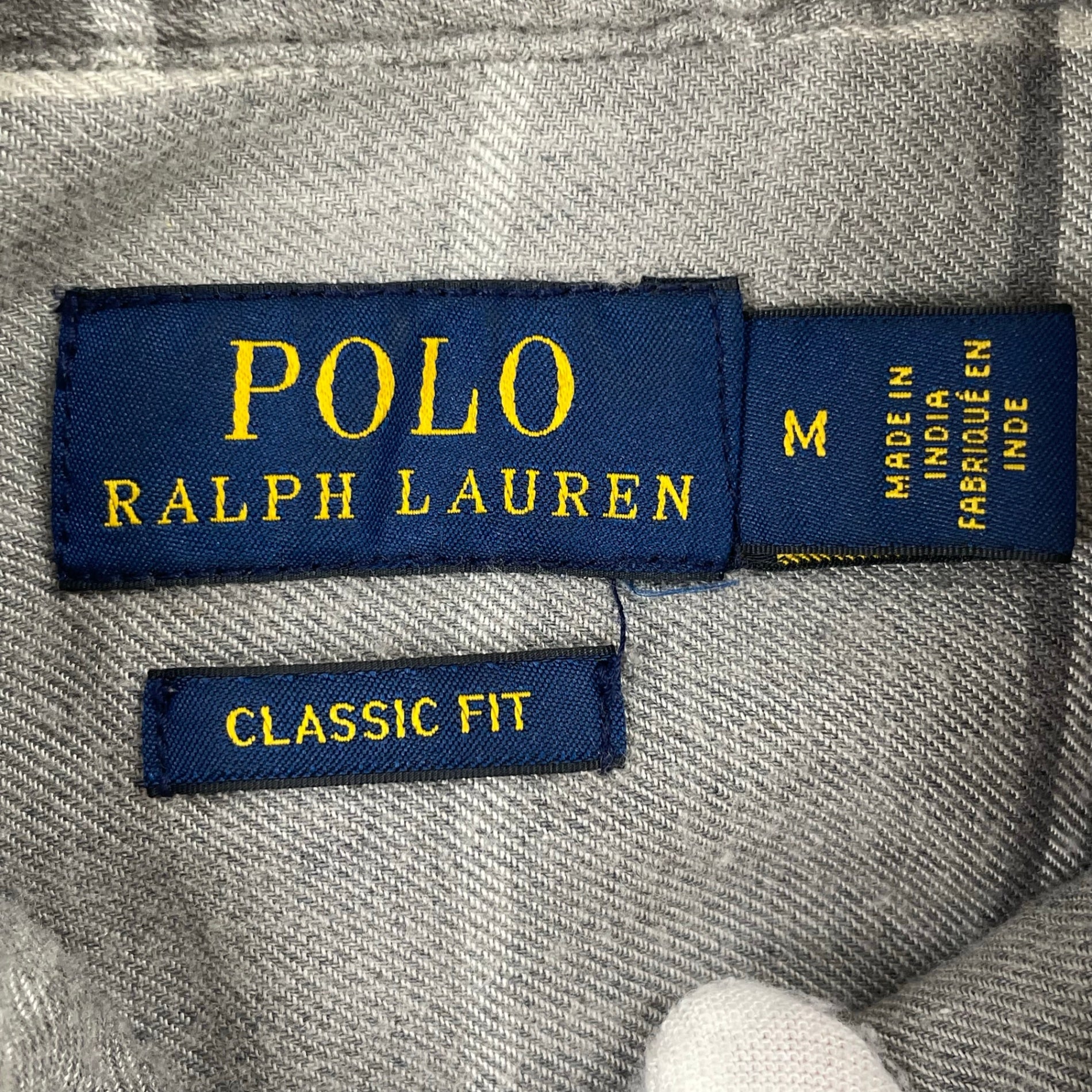 POLO RALPH LAUREN / インド製コットン ダブルガーゼシャツ 参考定価：24,000程度 SIZE:M
