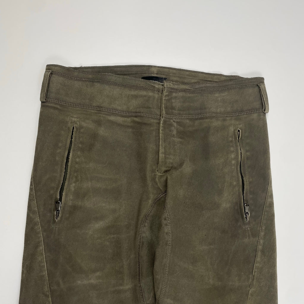 EMPORIO ARMANI エンポリオ アルマーニ / アーカイブ ラムスウェードレザーパンツ SIZE:48